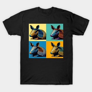 Armadillo in Abstract: A Pop Art Color Odyssey T-Shirt